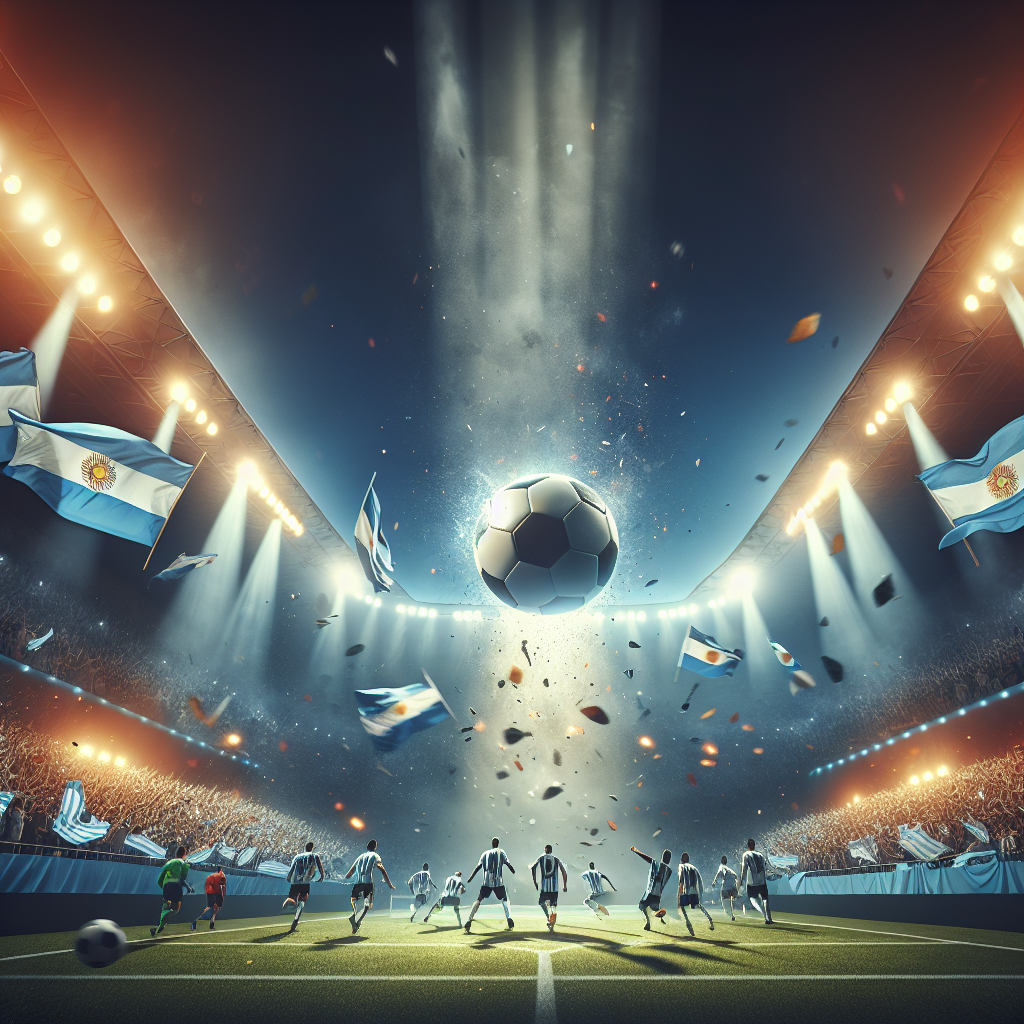 Hinchas celebrando apuesta sin empate en BetWarrior durante partido de fútbol en Argentina